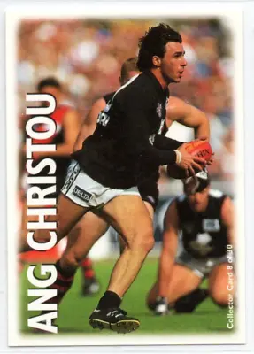 1996 AFL OPTUS VISION PRO SQUAD CARD - 8 Ang CHRISTOU (CARLTON) • $8.50