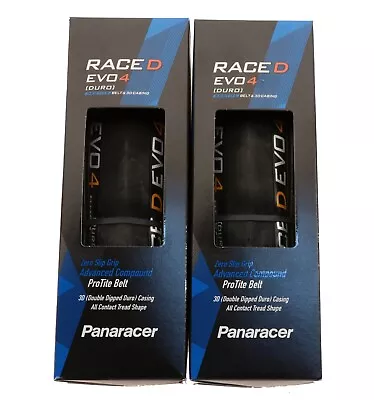 Panaracer Race D EVO4 Folding Road Tire 700x28c Black Clincher Pair Of Tires NEW • $73.91