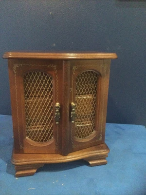 £14.99 • Buy Vintage Wooden Musical Jewellery Box 18 X 15.5 X21 Cm Tall