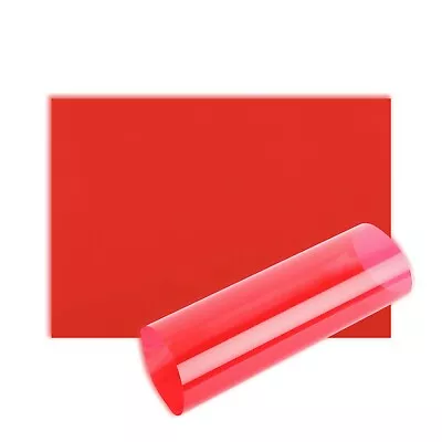 A4 Red Acetate Film Sheets Clear OHP Craft Transparent Plastic • £2.99