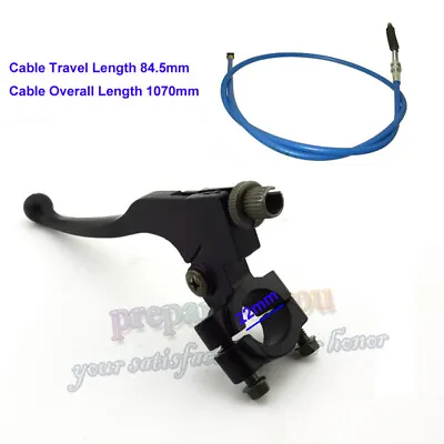 Blue Cable Clutch Lever For CRF50 Lifan 50cc 70cc 90cc 110cc 125cc Pit Dirt Bike • £14.29