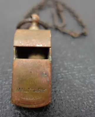 Vintage Copper Whistle Military STYLE • $24.99