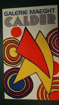 Vintage Lithograph Poster Galerie Maeght Calder-arte Paris France • $150