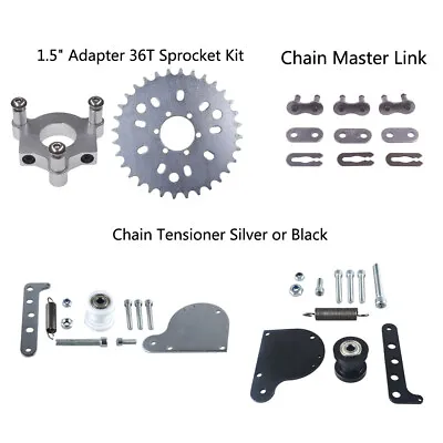 415 Chain Tensioner Link Sprocket 1.5 Adapter Kit Fit 66/80cc Motorized Bicycle • $5.99