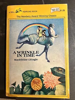 Inscribed Madeleine L'Engle  A Wrinkle In Time  Book 1974 Dell Publishing • $75