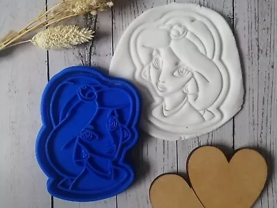 £4.99 • Buy Princess Biscuit Cookie Cutter & Embosser Baking Cake Decorating Fondant 10cm