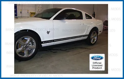 Ford Mustang Rocker Panel Side Stripe Door Decal - AB Both Sides L And R Strip • $29.66