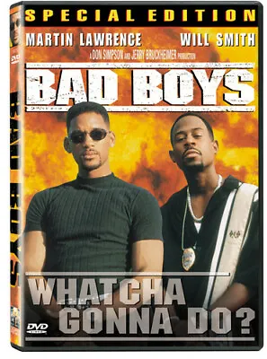 Bad Boys (DVD 1995) Will Smith ￼ FREE SHIP-R&G • $5.49