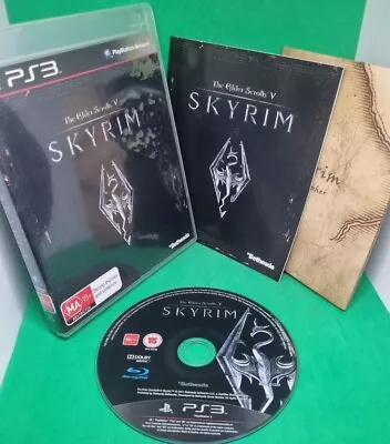 The Elder Scrolls V Skyrim PS3 Game Sony PlayStation Complete W Manual + Map VGC • $13.99