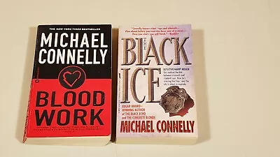 THE BLACK ICE & BLOOD WORK By MICHAEL CONNELLY *SIGNED*  +PB+  -FM-  • $20