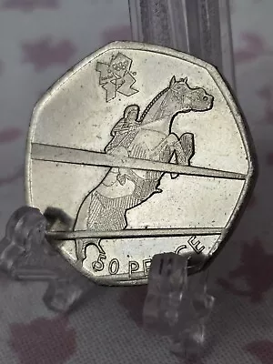 London Olympic 2012 50p Coins - Equestrian Good Circulated Condition • £2.65