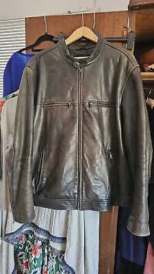 Banana Republic XXL Mens Leather Jacket • $250