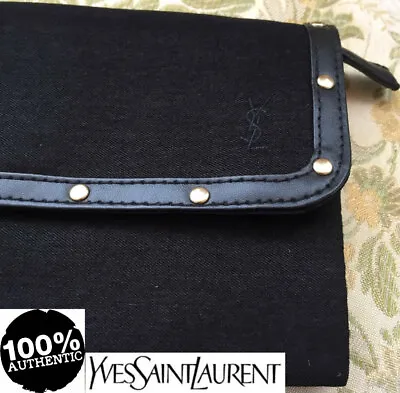 100% AUTHENTIC Ltd Edition YSL COUTURE BEAUTY MAKEUP Clutch Signature SMALL BAG • £29.99