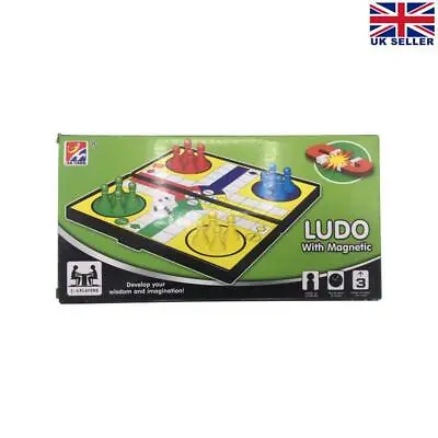 Ludo Magnetic Game 2to4 Players Fun Enjoy Kids Children Adult Travel Board Game • £5.99