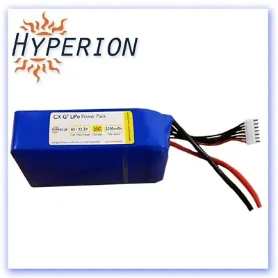 6s 2500 25c Hyperion G3 CX Lipo 405620 • £32.10