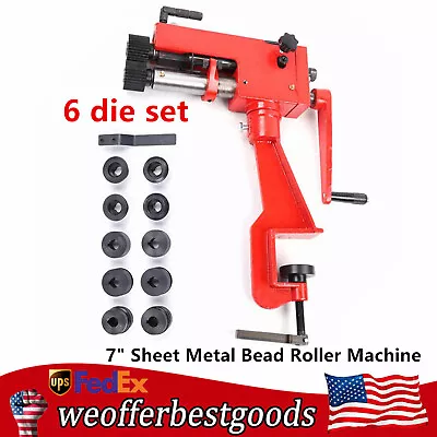 7 In Bead Roller Sheet Metal Forming Steel Bender Bead Roller Former Manual Tool • $212