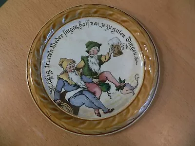 Rare Antique Villeroy & Boch Mettlach Coaster W/Gnomes #1032 Early 1900's • $79.95