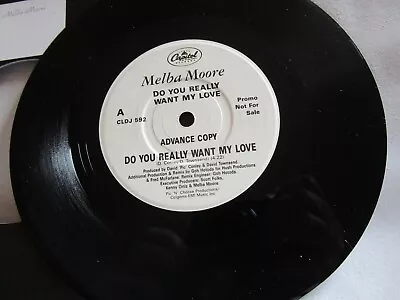 Melba Moore – Do You Really Want My Love? Promo CLDJ 592 UK Vinyl 7inch Single • £8.99