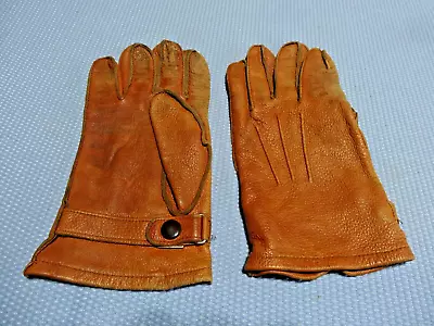 Vtg Daniel Hays Tan Native Deerskin Leather MOTORCYCLE HARLEY Gloves Sz XL • $24.50