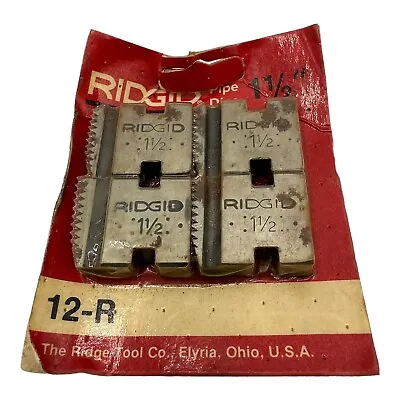 $33.99 • Buy RIDGID 1 1/2  Pipe Dies 12-R For Threaders 12-R 00-R 111-R 0-R 11-R 30-A 31-A