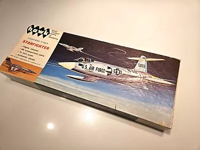 Hawk 1/48 Lockheed F104 Starfighter Model Kit 504-100 Open 1964 FREE SHIPPING • $36.95