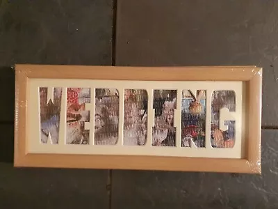 WEDDING-word Photograph Frame • £7