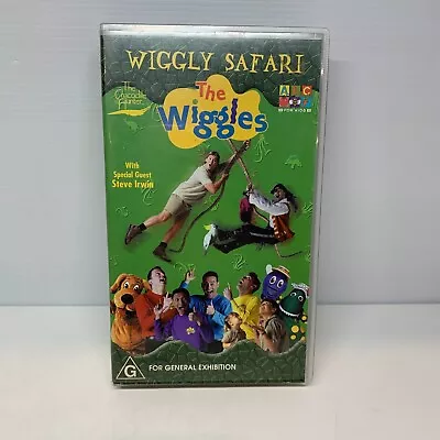 The Wiggles: Wiggly Safari (VHS Tape) Songs Family Memoir Children Fantasy • $16.99