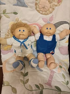 Vintage Cabbage Patch Kids: Lot Of Two Dolls 1983 HM #1 And 1986 HM#8 • $50