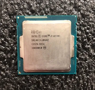 INTEL CORE I7-4770S 3.10GHZ QUAD CORE Processor 8 Threads - 8MB Cache - LGA 1150 • $32.99