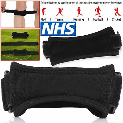 Adjustable Patella Tendon Strap Knee Support Jumpers Runners Pain Band Brace NHS • £3.50