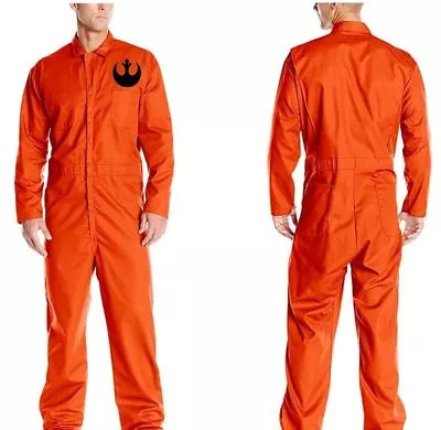 Star Wars X WING FIGHTER PILOT Rebel FLIGHT JUMPSUIT Cosplay Costume • $39.89