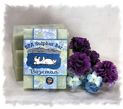 Bluebonnets _Bozeman_ SPA Sulphur Mineral Soap Made In Montana Handmade  • $6