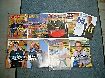 Lot Of 8 Bowling Industry Magazines - Mixed Issues • $16.99