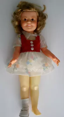 Shirley Temple Doll 16  Ideal Doll 1972 Missing Shoe VG+ • $14