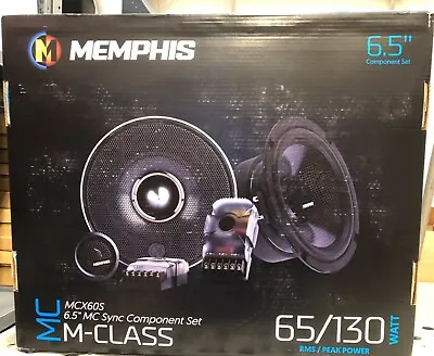 Memphis Mcx60s 6.5  Car 130w Component Mids Speakers Tweeters Crossovers New • $200