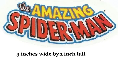 Vintage Spider-man Logo Decal Marvel Comics Peel & Stick Wall Sticker Spiderman • $4