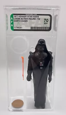 $250 • Buy Star Wars Vintage Kenner 1977 DARTH VADER TW AFA 70 EX+