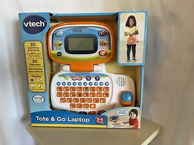 VTech New In Box Tote And Go Laptop Orange Ages 3-6 Years • $23.20