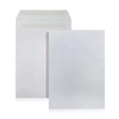 White Plain Envelopes Strandard A5 A4 Bussiness Envelopes Gummed • £19.45
