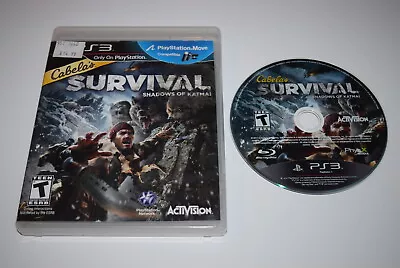 Cabela's Survival Shadows Of Katmai Playstation 3 PS3 Game Disc W/ Case • $5.56