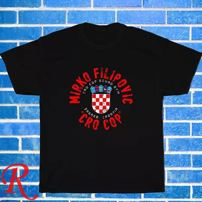 New Mirko Crocop Filipovic Logo Black/Grey/Navy/White Size S-5XL Unisex T-Shirt • $20.03