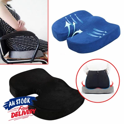 $25.45 • Buy Chair Seat Memory Foam Cushion Posture Corrector Memory Foam Pillow Office AU