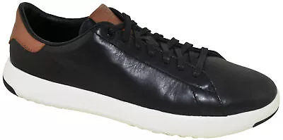 Cole Haan Men's GrandPro Tennis Sneaker Black Tan Style C23877 • $64.99