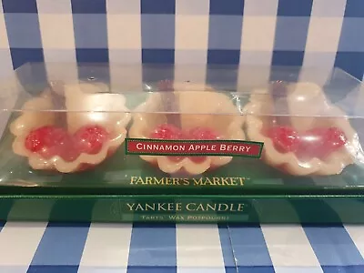 Yankee Candle Farmers Market Cinnamon Apple Berry Potpourri Tarts RARE/HTF • £15.99