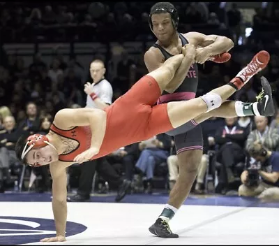 Men's Under Armour Team Issued Wrestling Singlet Maryland Terps Uniform Small S • $195