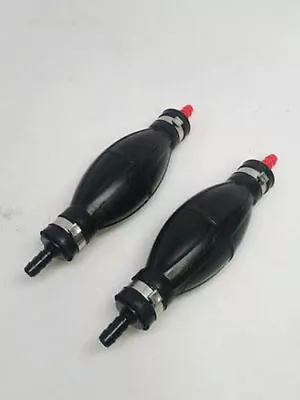 Pactrade Marine 2PCS Black Rubber Jumbo 3/8  Primer Bulb Hose For Outboard Fuel • $16.99