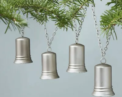 Hearth & Hand 5ft Metal Bell Garland Silver Finish Christmas Holiday Decoration • $14.99