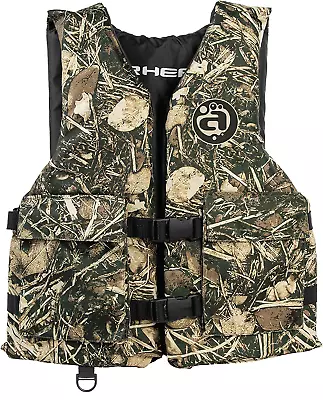 Sportsman Life Vest With Pockets Youth And Adult Sizes Available In Mul • $37.21