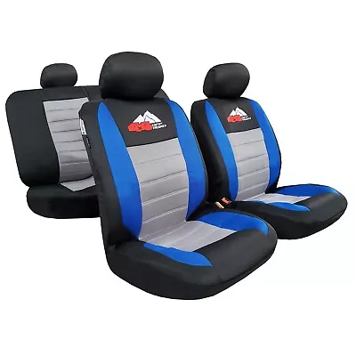 For Honda CRV Car Seat Covers Full Set Durable Black Blue 3D Air Mesh 9PCS • $109.03