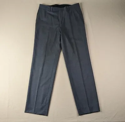 Hugo Boss James Brown Dress Pants Adult 32x32 Blue Gray • $22.20